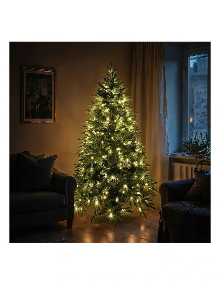 Christabelle 1.8m Prelit Everglow Fir Christmas Tree with 300 LED Lights image 6