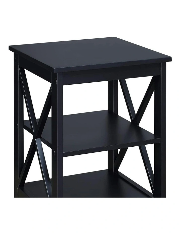 Orson Bedside Table in Black image 4