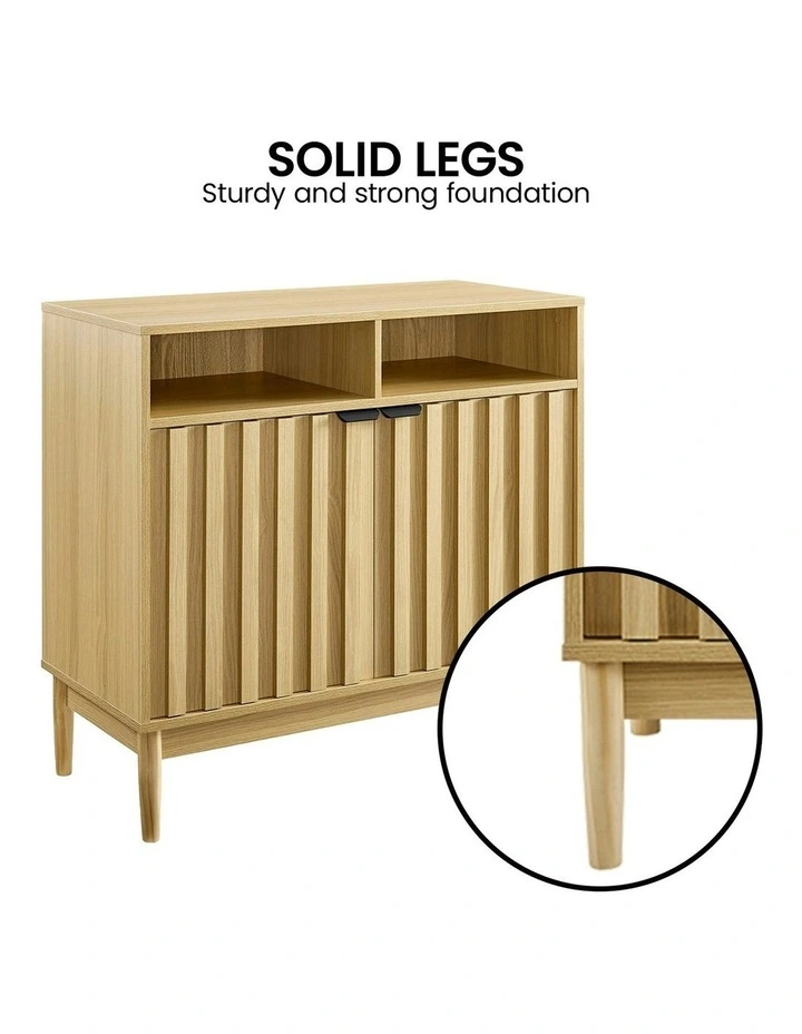 Eleni 2 Door Sideboard Buffet Cupboard in Natural image 5