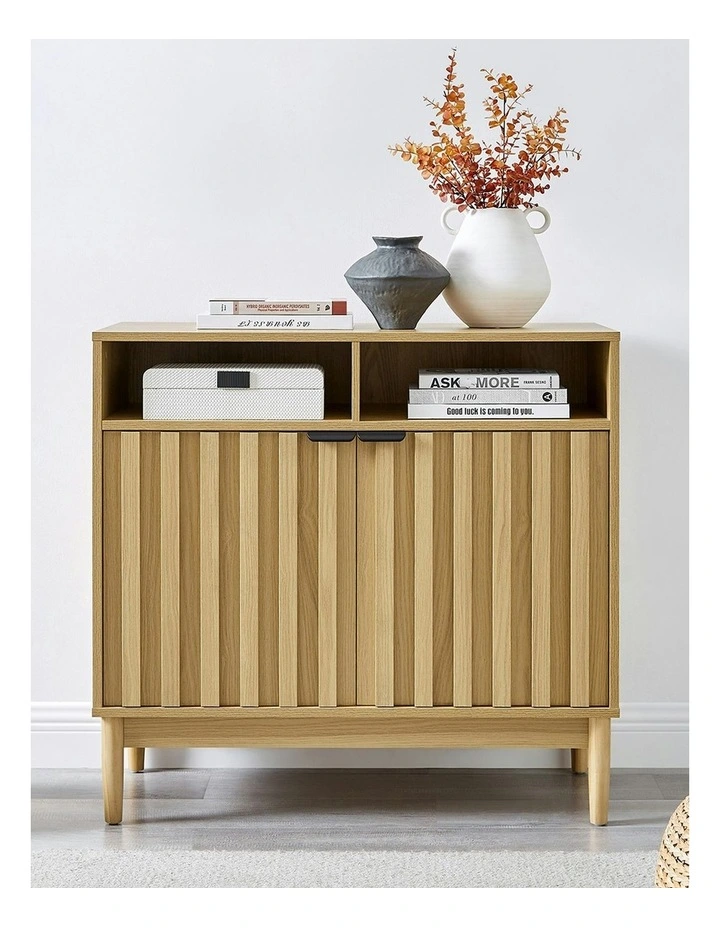 Eleni 2 Door Sideboard Buffet Cupboard in Natural image 6