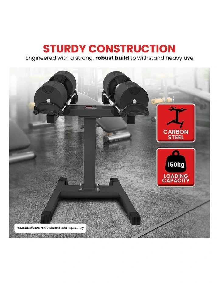 Powertrain 150KG Adjustable Eon Dumbbell Stand image 6