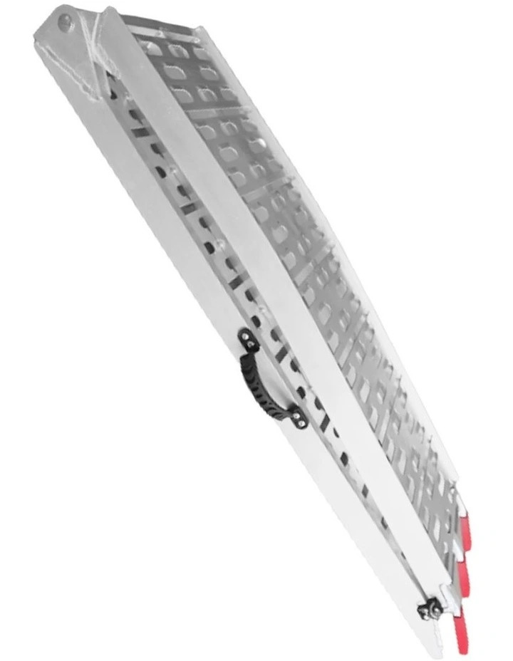 Aluminium Atv Foldable Loading Ramp x2 in Silver image 3