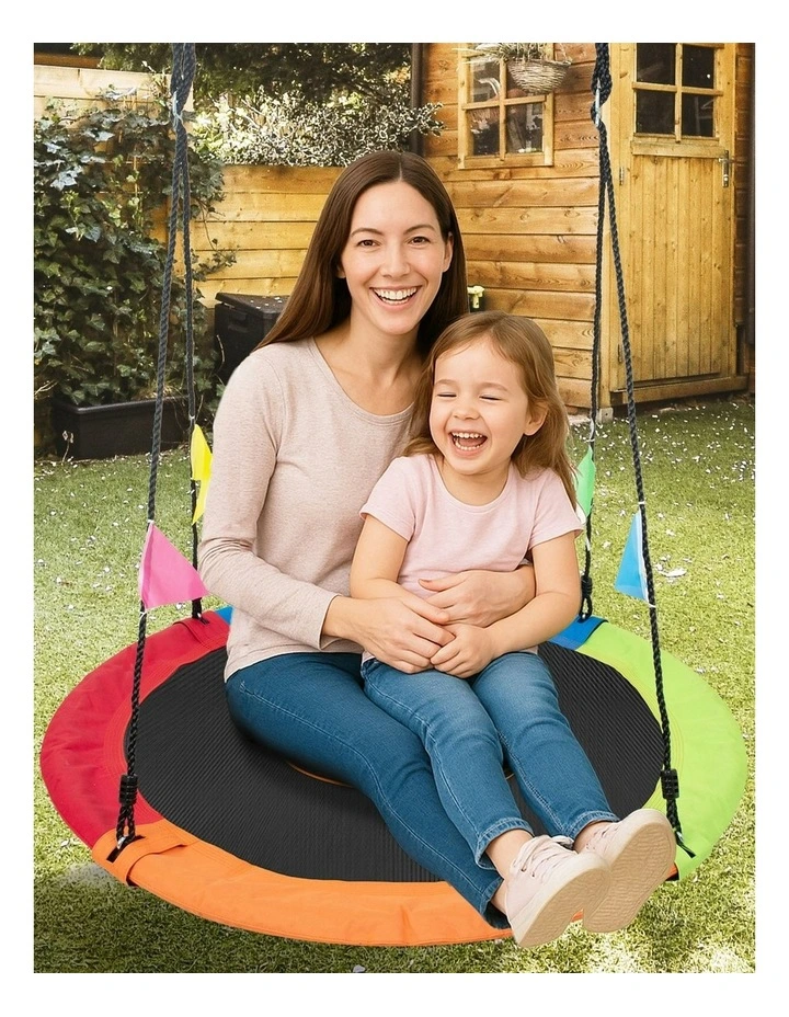 1.2m Tree Saucer Swing Set Round 400kg With Straps Capacity image 4