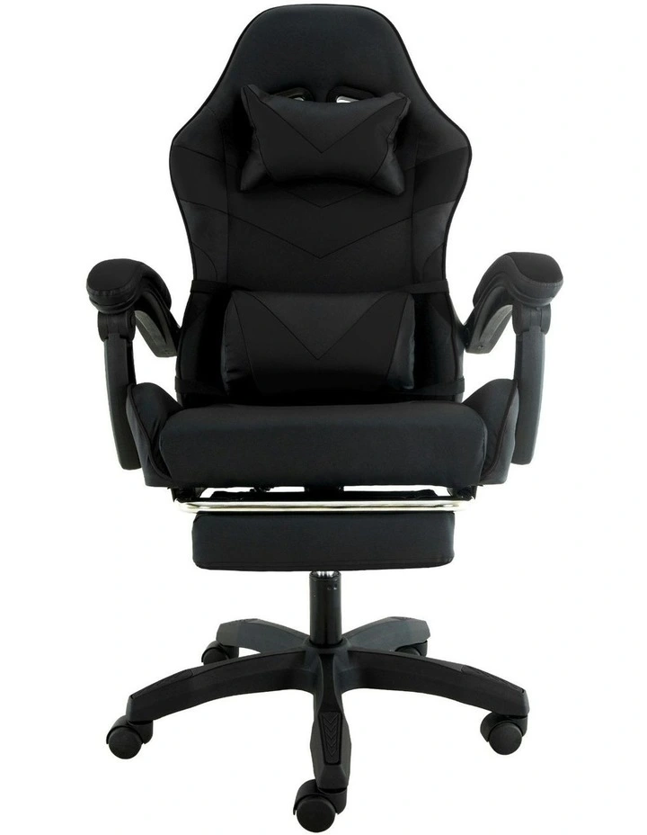 Cueva Reclining High Back Office Gaming Chair in Black image 1