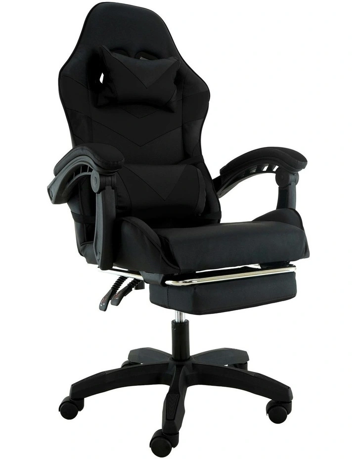 Cueva Reclining High Back Office Gaming Chair in Black image 2
