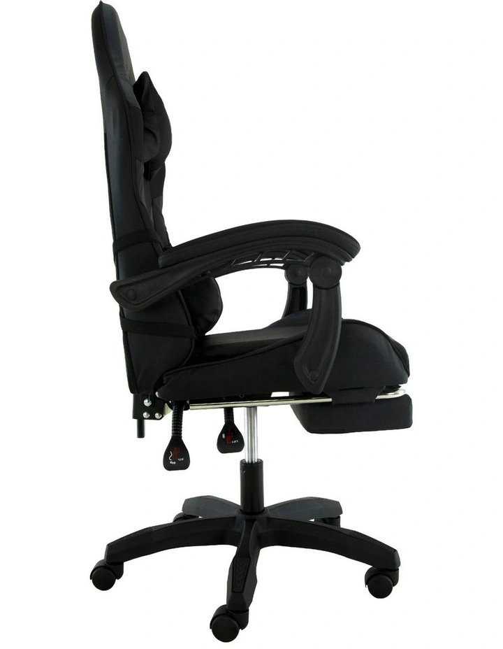Cueva Reclining High Back Office Gaming Chair in Black image 4