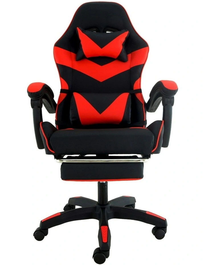 Cueva Reclining High Back Office Gaming Chair in Black/Red image 1