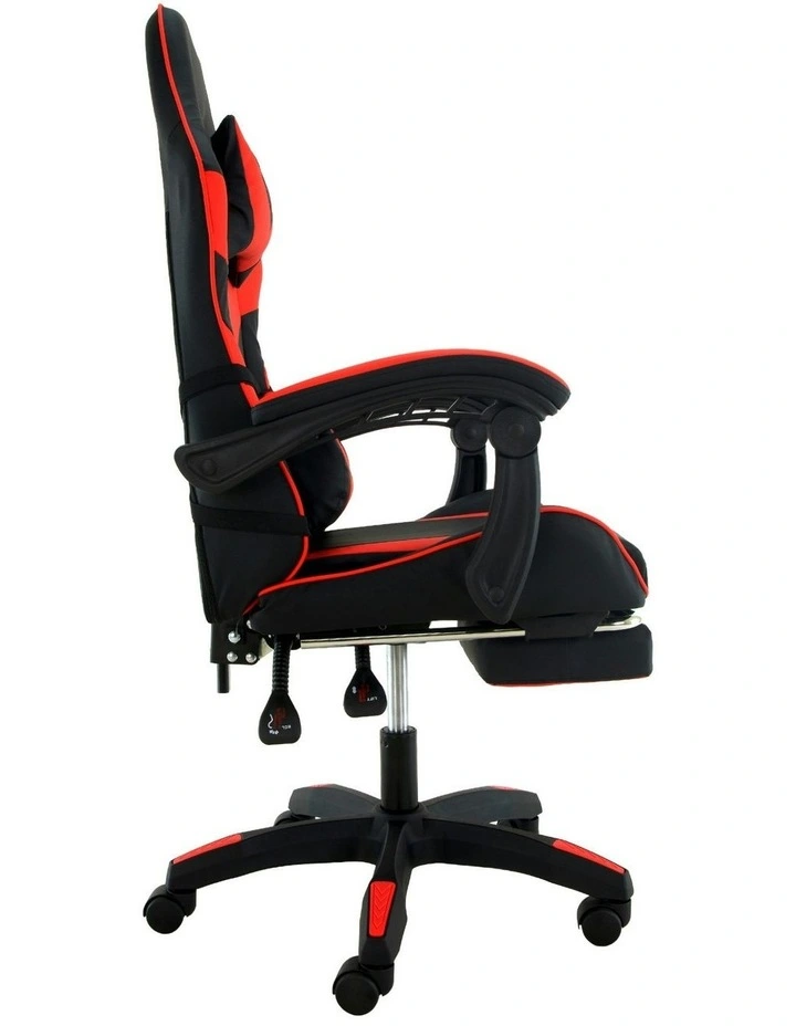 Cueva Reclining High Back Office Gaming Chair in Black/Red image 5
