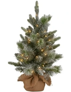 Multi-Functional LED Timer Mini Christmas Tree 61cm in Multi