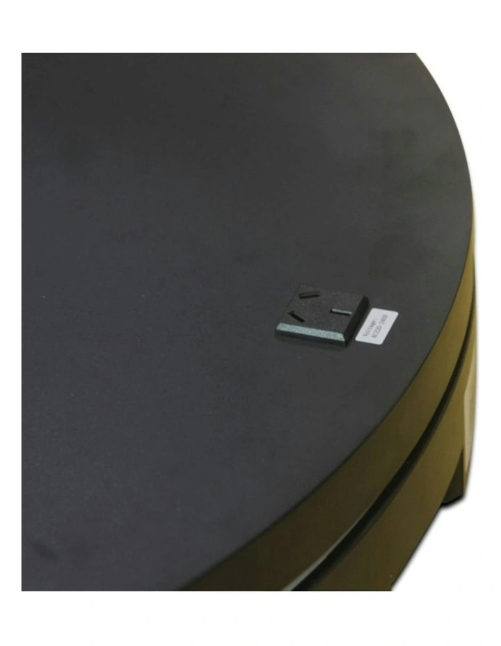 Commercial Electric Shop Display Rotating Turntable Platform With Power Outlet 80cm 200kg in Black image 2