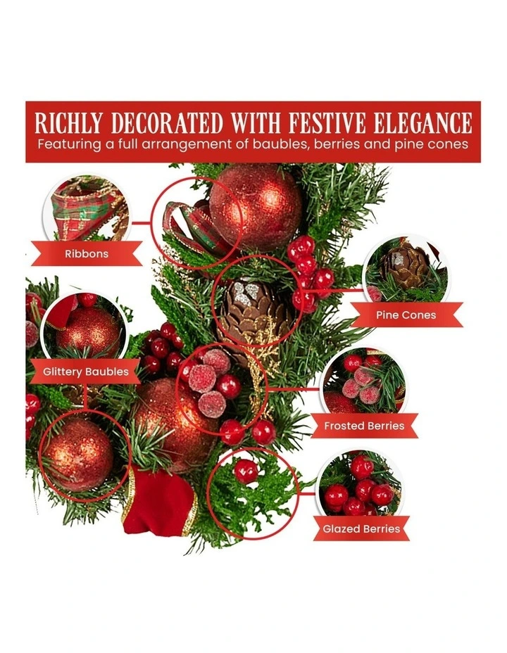 Christmas Garland 185cm in Multi image 6