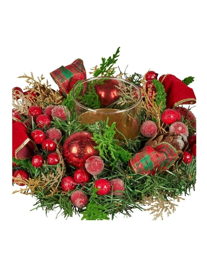 Christmas Centrepiece 26cm in Multi image 3