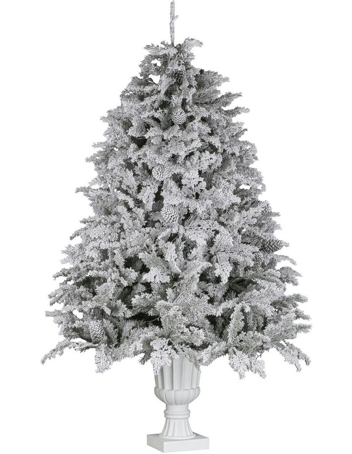 Potted Alpine Fir Christmas Tree With Multi-Colour Lights 7.5ft image 5