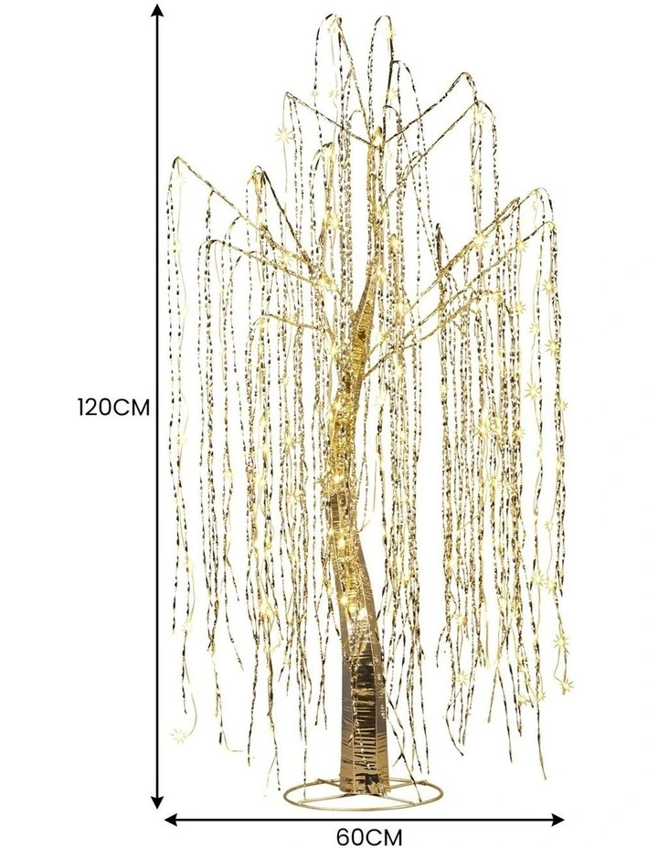 Christmas Display Willow Tree 120cm in Silver image 2