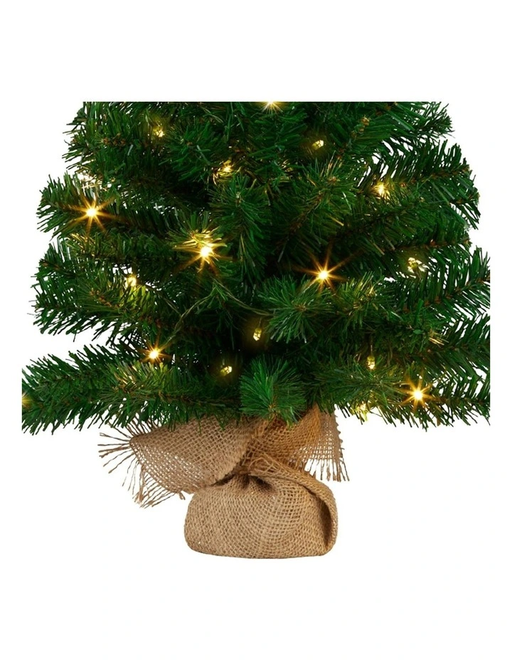 Pre-Lit Tabletop Christmas Tree in Chadwick Green image 2