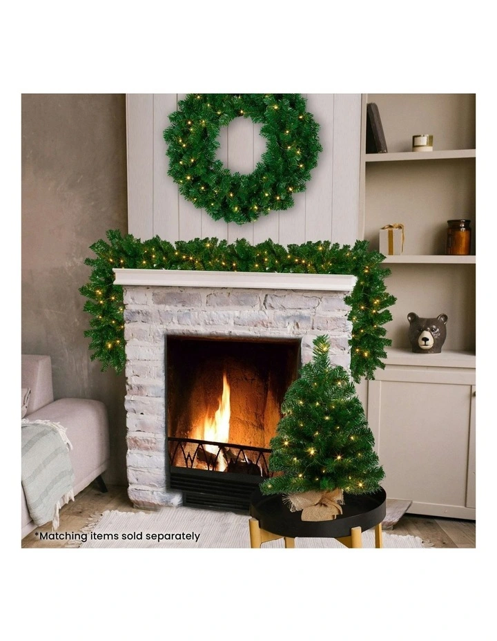 Pre-Lit Tabletop Christmas Tree in Chadwick Green image 7