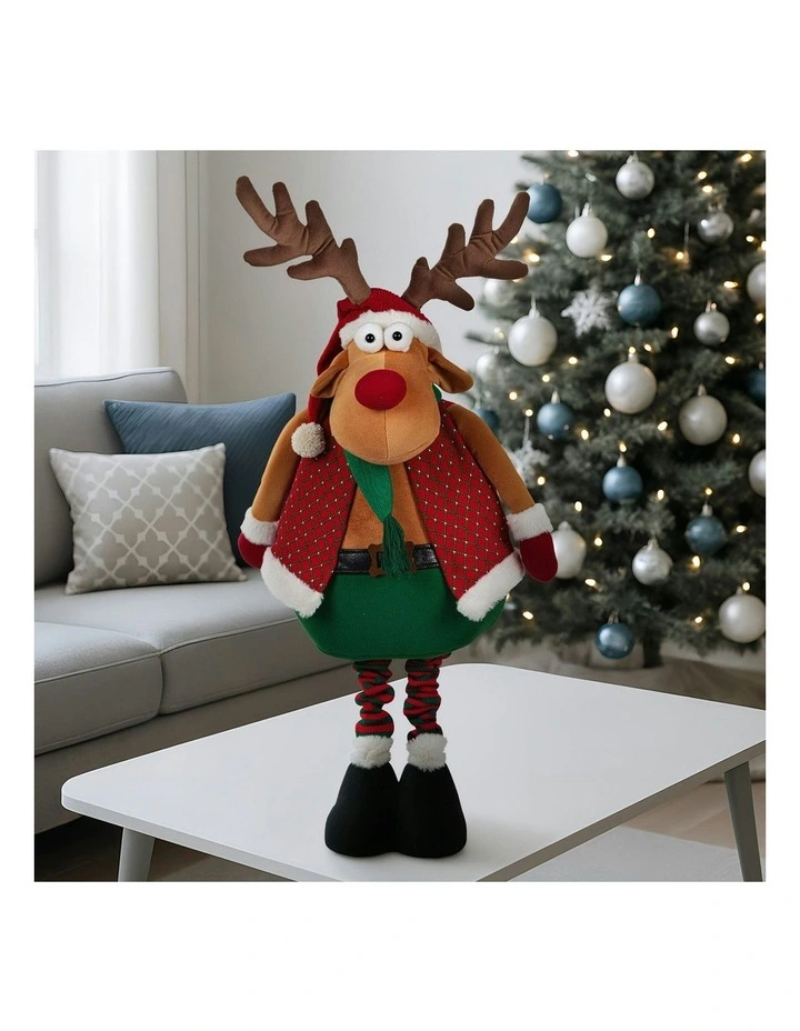 Battery-Operated Christmas Moose With Animation & Music 71cm image 4