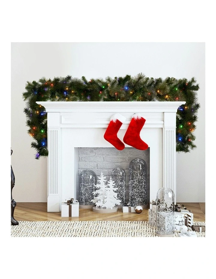 Christmas Glittery Garland 274cm in Gold Pine image 7