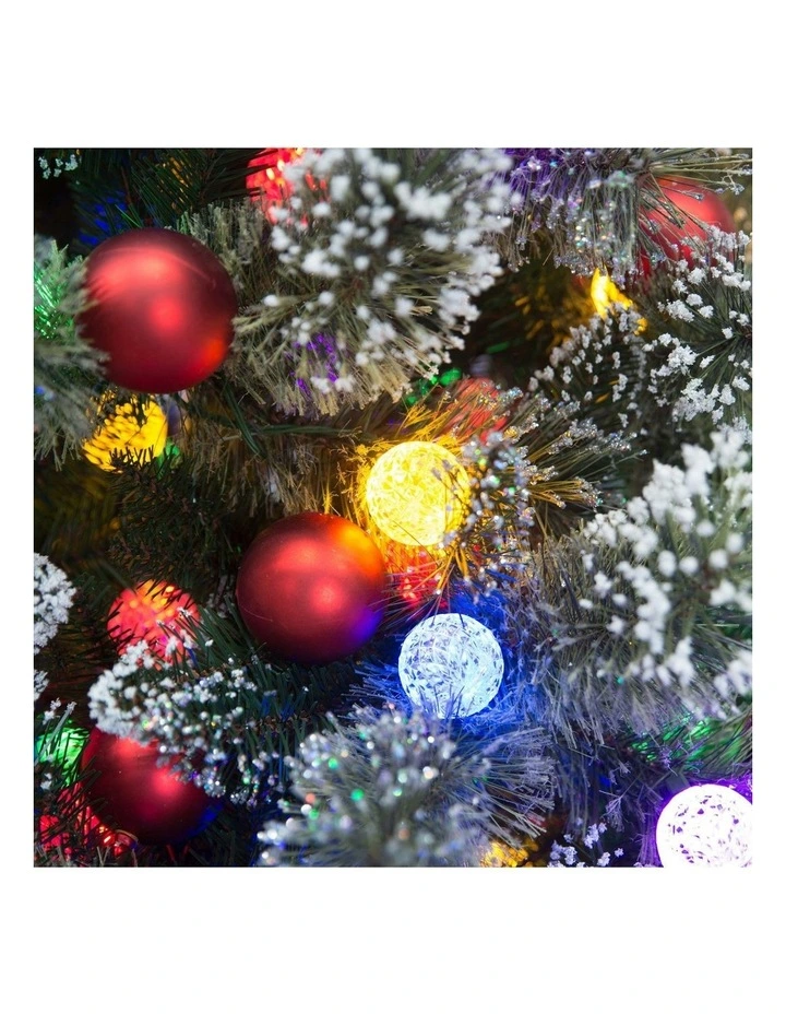 Snowy Bristle Christmas Tree in Multi image 5