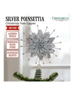 Christmas Tree Topper in Silver