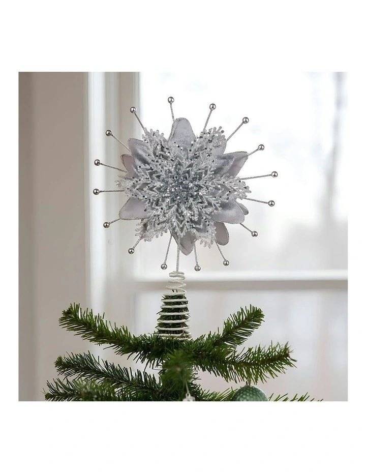 Christmas Tree Topper in Silver image 3