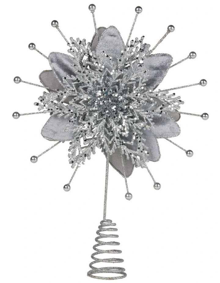 Christmas Tree Topper in Silver image 4