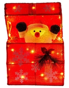 Animated Santa Gift Box