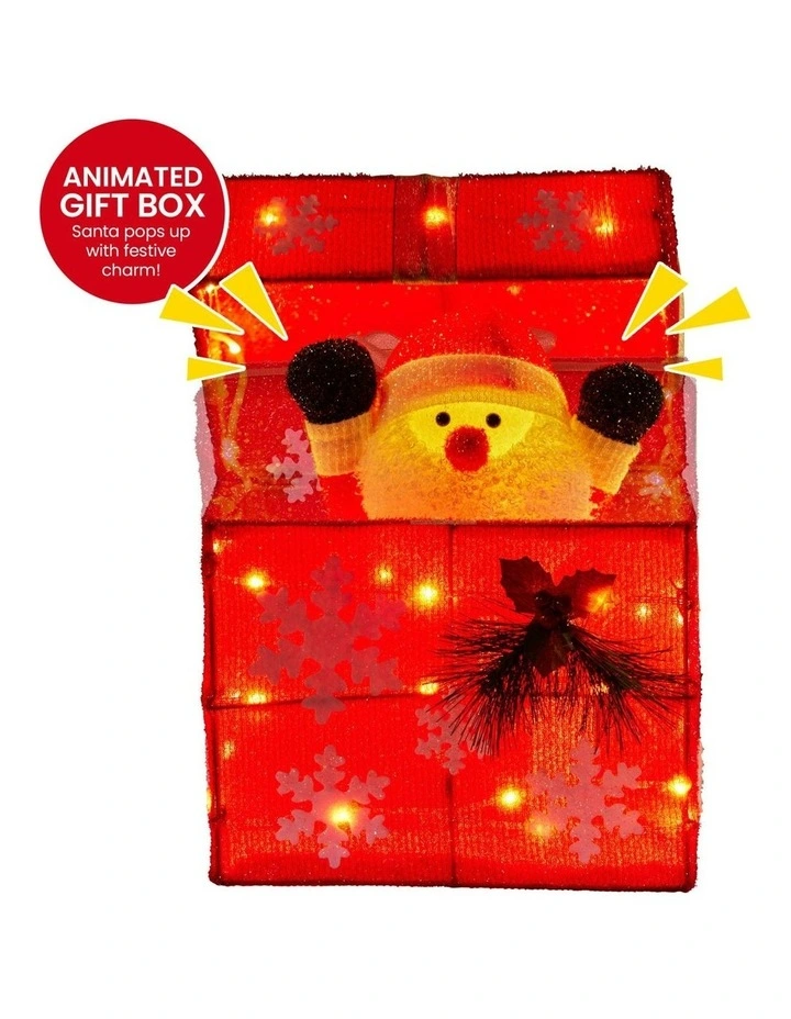 Animated Santa Gift Box image 2