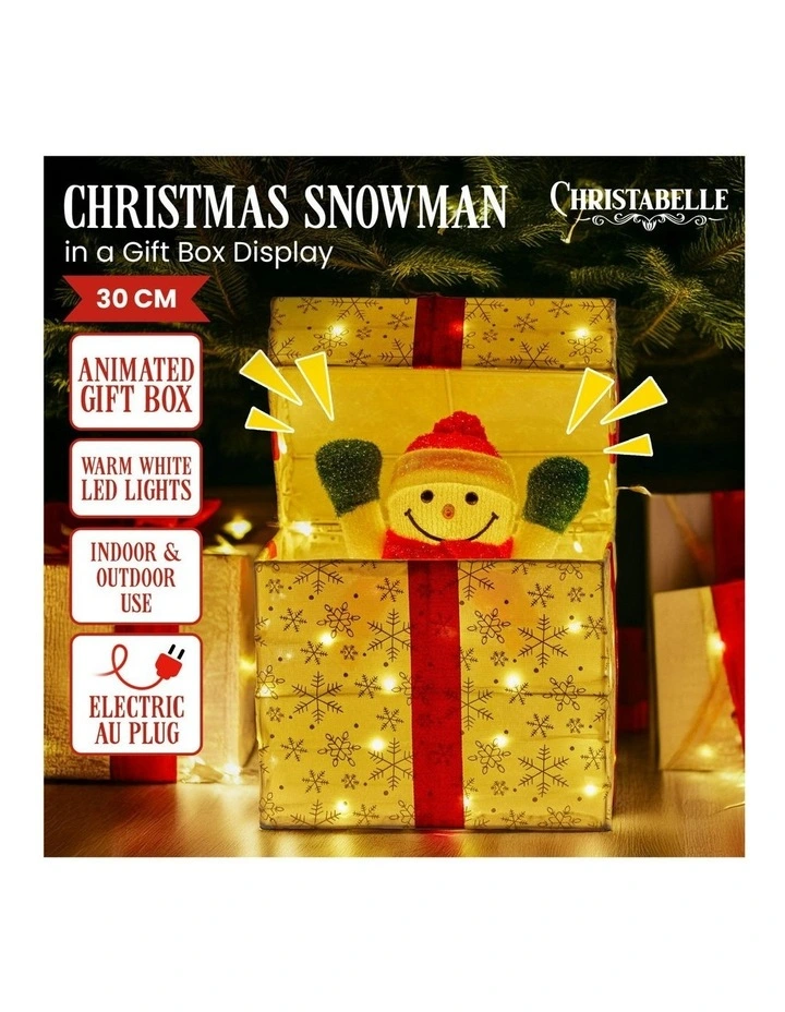 Animated Snowman in a Gift Box image 3