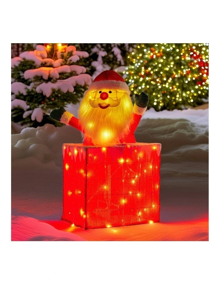 Animated Decoration Santa in Chimney Christmas Tree Ornament image 7