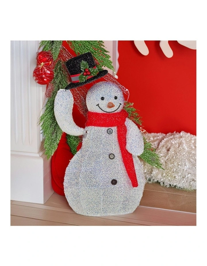 Animated Snowman Christmas Display 51cm in White image 6