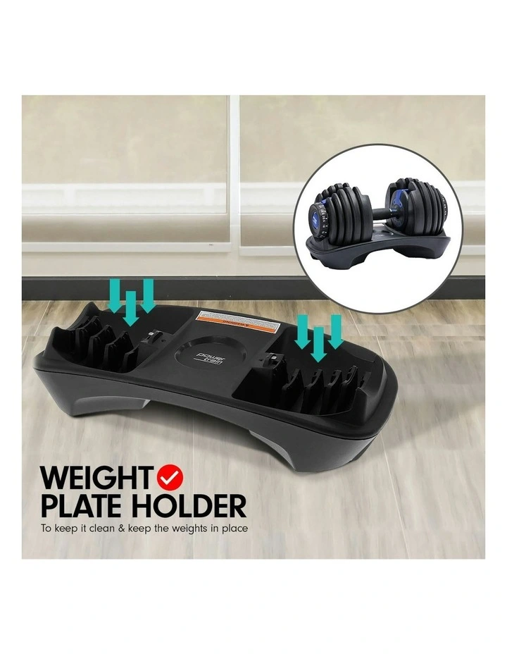 Adjustable Dumbbell 24kg in Blue image 3