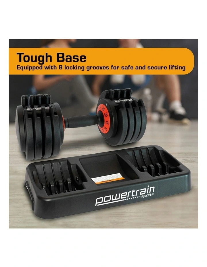 Gen2 Pro Adjustable Dumbbell 25kg in Black image 2