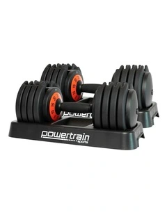 GEN2 Pro Adjustable Dumbbell Set 50kg in Black