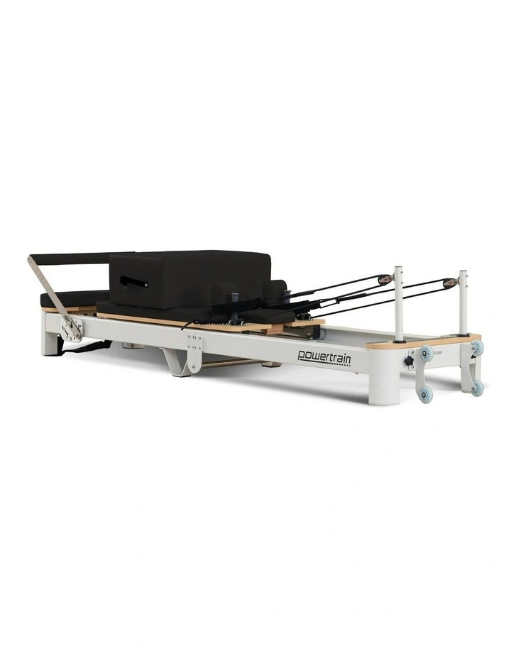 Velora Pilates Reformer Machine Aluminium Foldable Multifunctional Home Gym Equipment Exercise Trainer in Black image 2