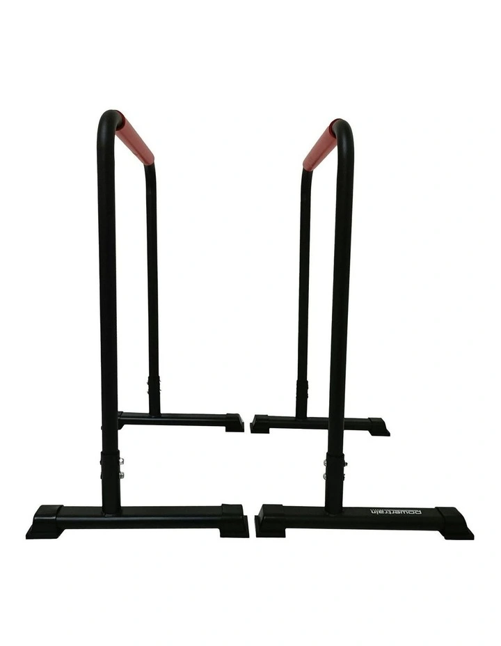 Dip Bars Pair Load Capacity 200kg Separated Type Push-up Bars in Black image 4
