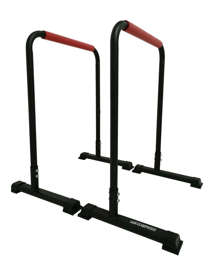 Dip Bars Pair Load Capacity 200kg Separated Type Push-up Bars in Black image 6