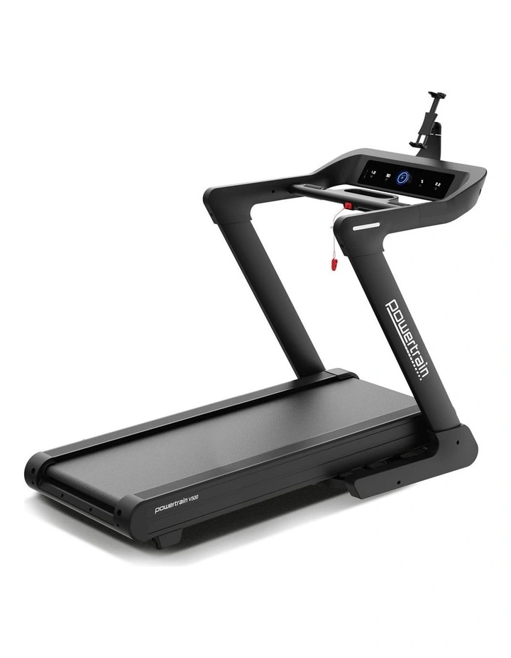 Foldable Treadmill with Automatic Incline & Bluetooth V500 3HP in Black image 1