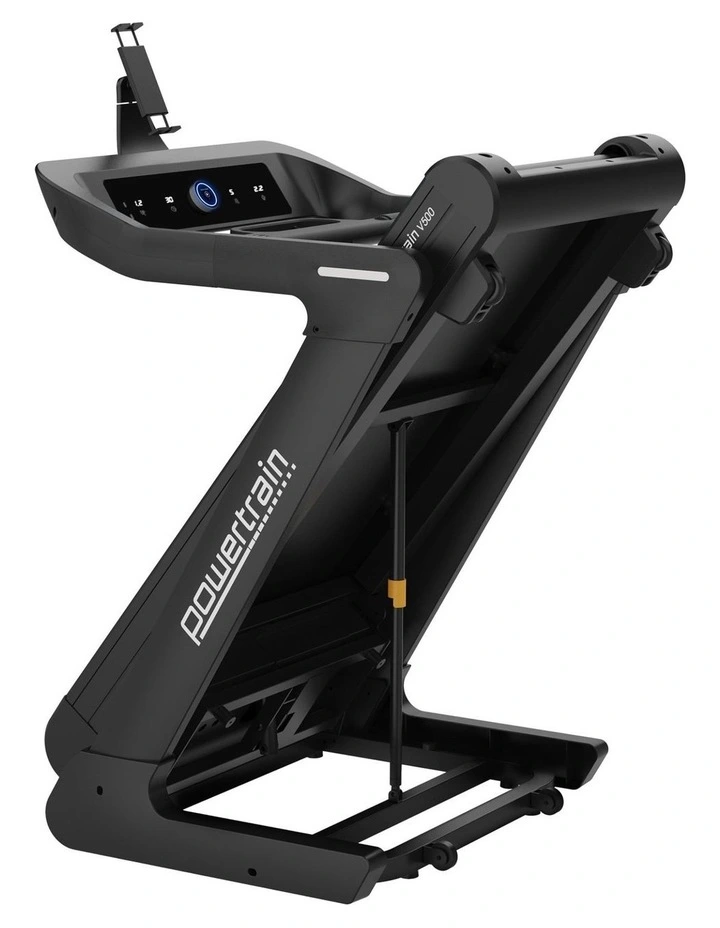 Foldable Treadmill with Automatic Incline & Bluetooth V500 3HP in Black image 2