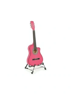 Acoustic Guitar Ideal Kids Gift 1/2 Size in Pink