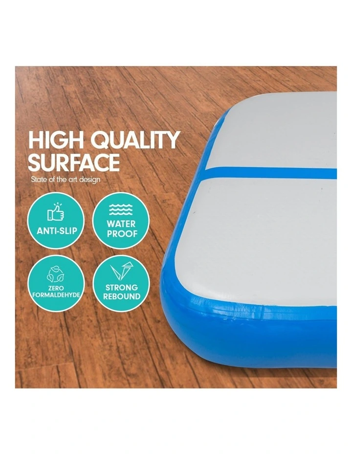 1m Inflatable Blue Air Track Block Tumbling Mat image 3