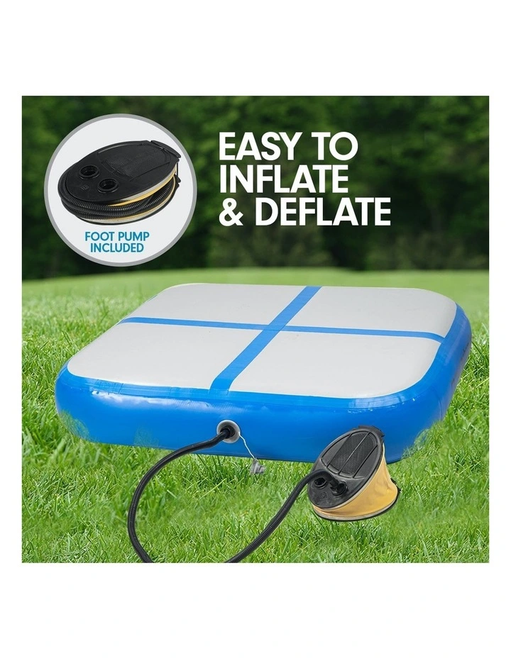 1m Inflatable Blue Air Track Block Tumbling Mat image 4