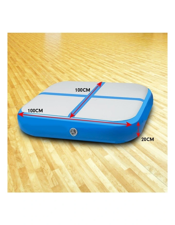 1m Inflatable Blue Air Track Block Tumbling Mat image 6