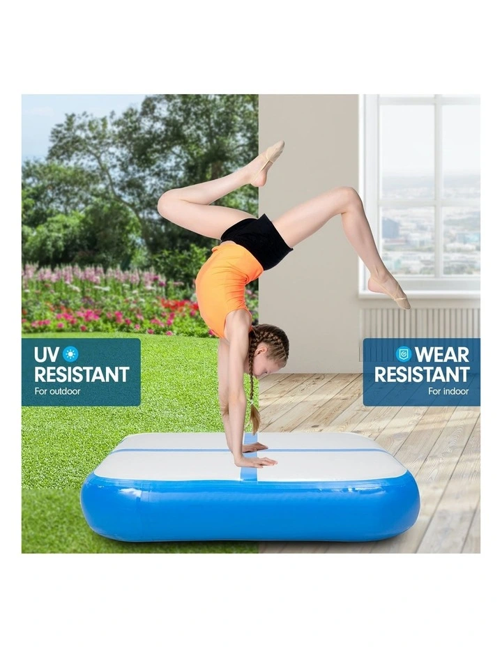 1m Inflatable Blue Air Track Block Tumbling Mat image 7