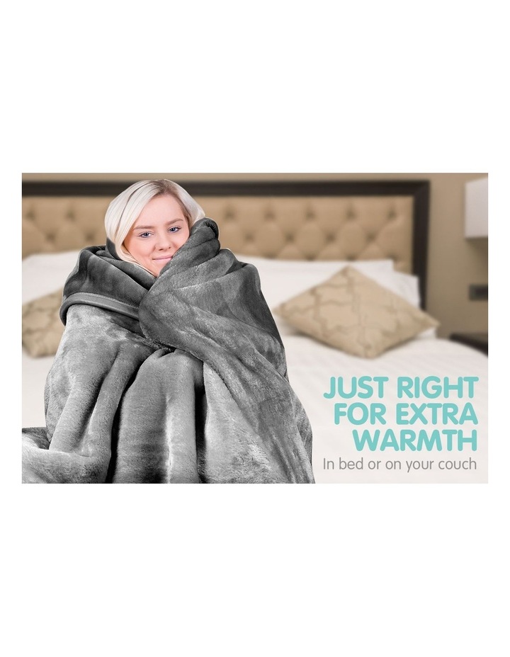 Laura Hill 220 X 240cm Mink Blanket Double Sided Queen Soft Plush Bed