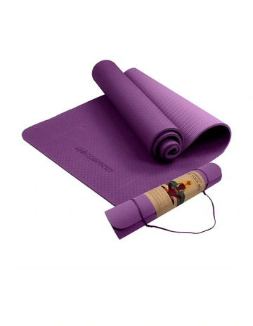 Purple 6mm TPE Yoga Exercise Mat