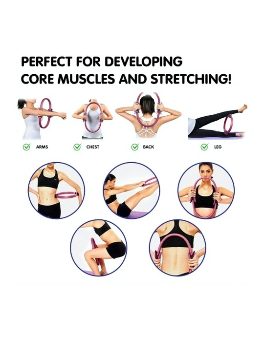 Powertrain Pink Pilates Circle Grip Ring Myer