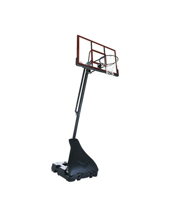 Portable Basketball Ring Stand System W/ Adjustable Height & Ball Holder image 1