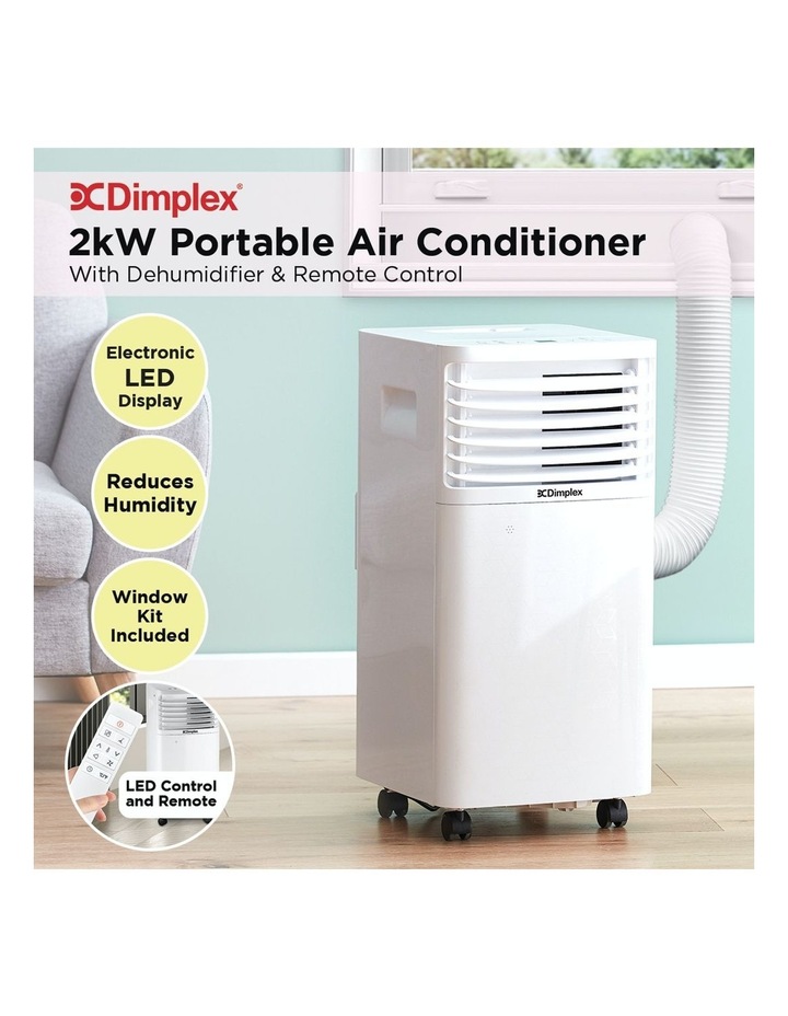 Dimplex Portable Air Conditioner With Dehumidifier 2kW DCPAC07C | MYER