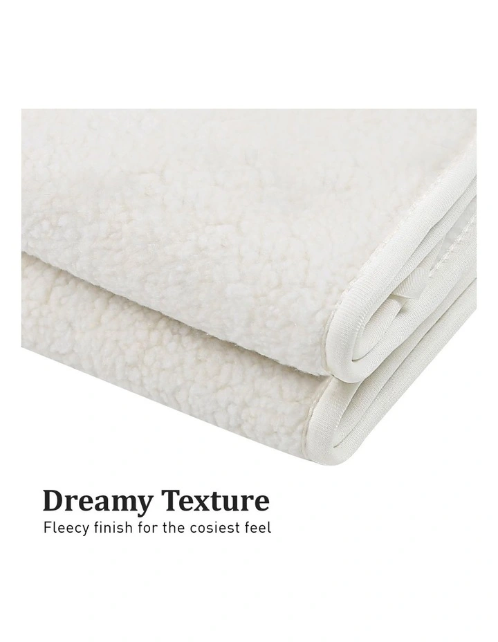 Electric Blanket Heated Fitted King In White image 4